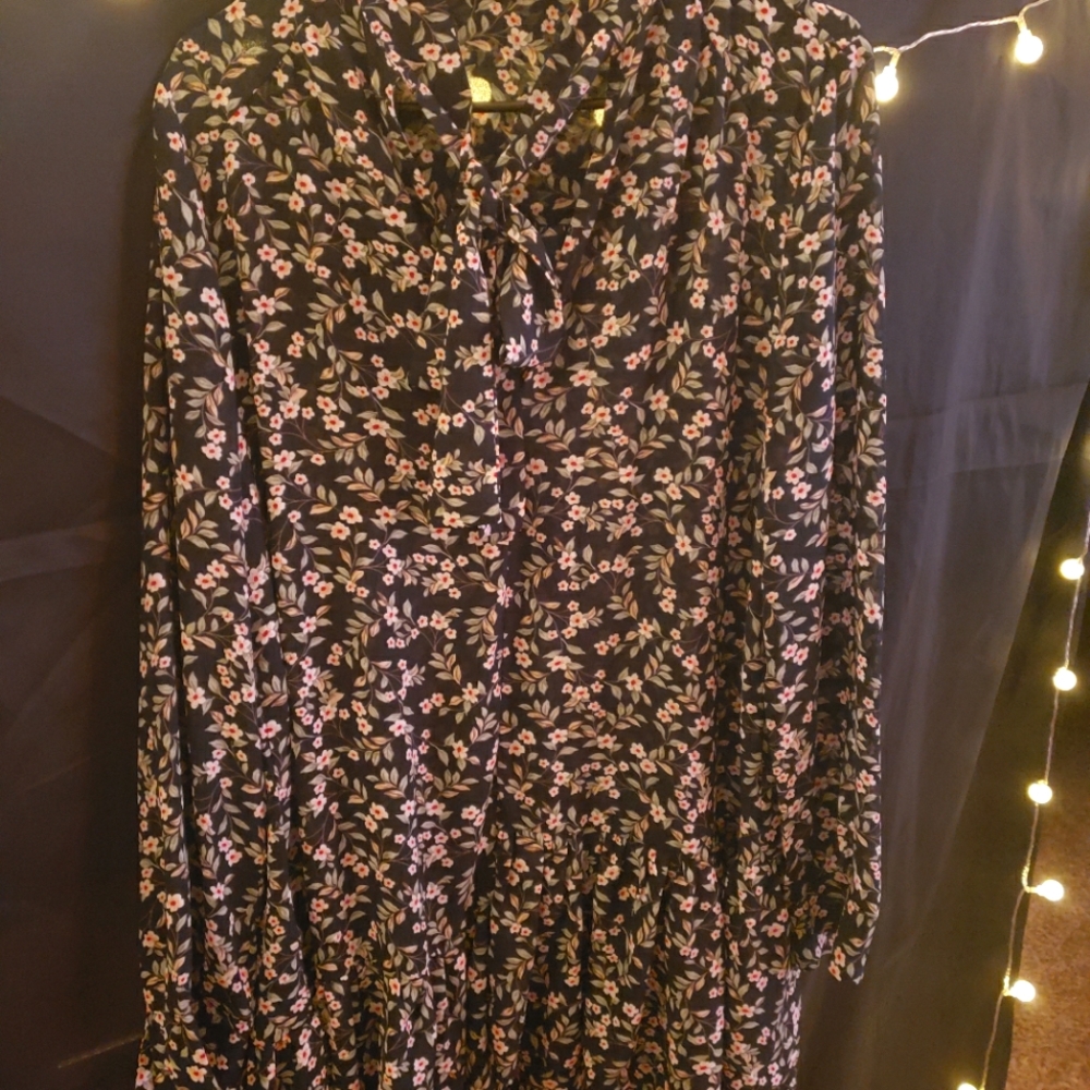 Flowy Floral Dress